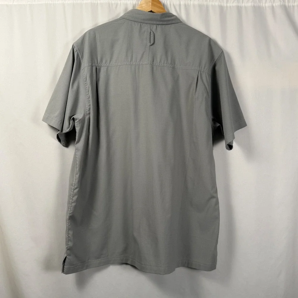 The North Face Ripstop Short Sleeve Button Down Hiking Shirt‎ Outdoor Mens XL